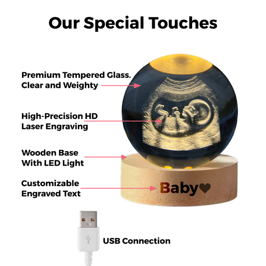 Crystal Sphere with Personalized Engraving
