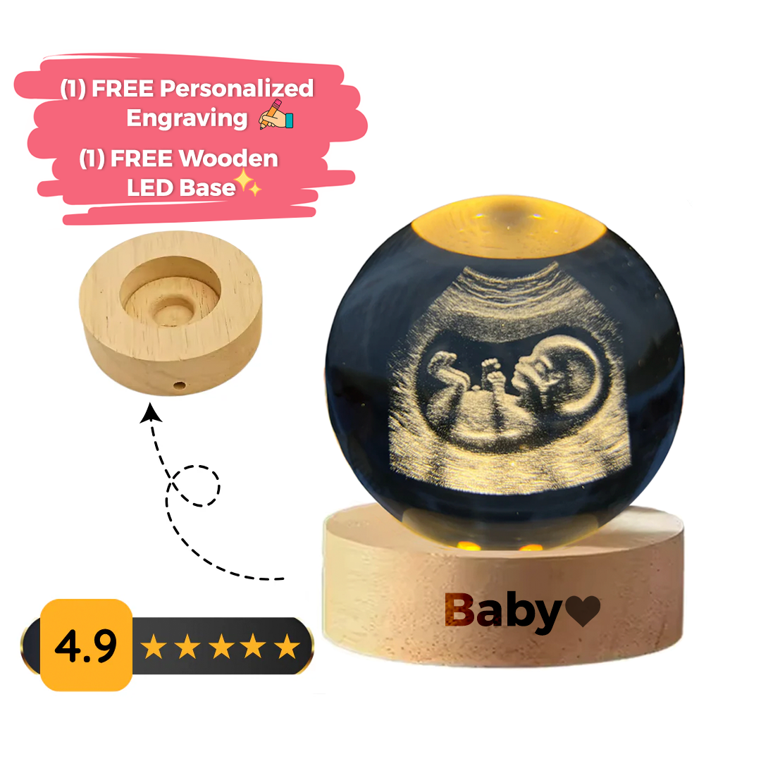 Crystal Sphere with Personalized Engraving
